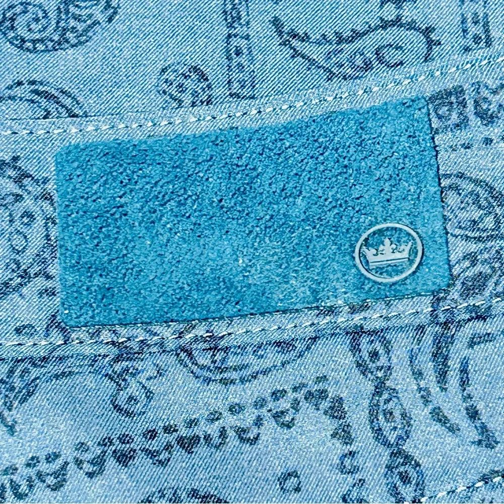 Peter Millar pants EB66 Delos Paisley performance golf pants men size 34 X 30 - Picture 11 of 11